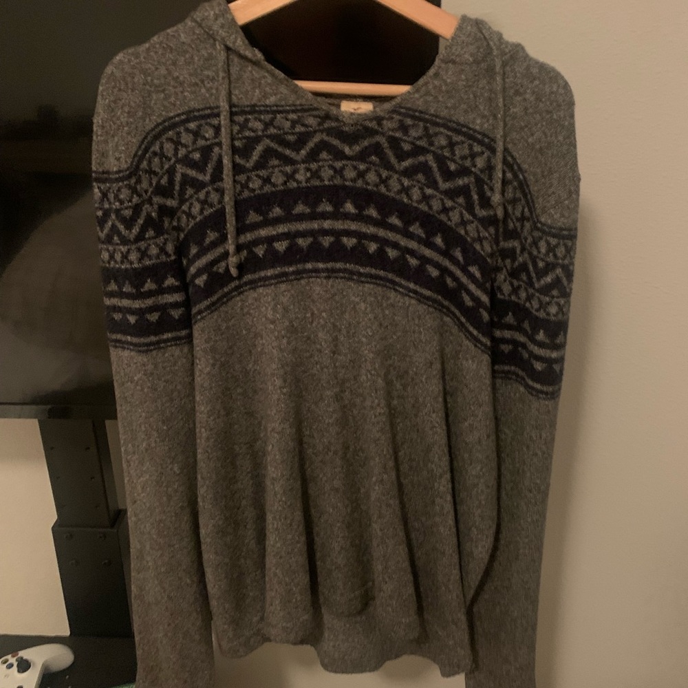 Hollister Large Soft Grey Sweatshirt